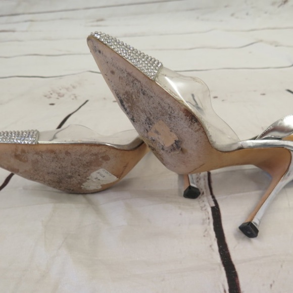 Manolo Blahnik Pump Carolyne Crystal & PVC - Picture 8 of 8